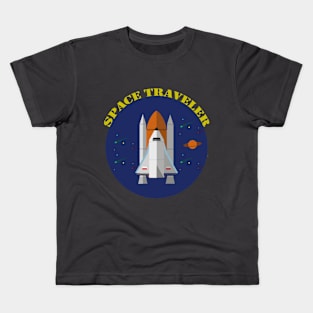 space man traveler t-shirts 2022 Kids T-Shirt